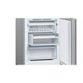 Alt View Zoom 4. Bosch - 800 Series 10 Cu. Ft Bottom-Freezer Counter-Depth Refrigerator - White and stainless steel.