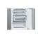 Alt View 4. Bosch - 800 Series 10 Cu. Ft Bottom-Freezer Counter-Depth Refrigerator - White and stainless steel.