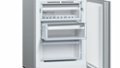 Alt View Zoom 5. Bosch - 800 Series 10 Cu. Ft Bottom-Freezer Counter-Depth Refrigerator - White and stainless steel.