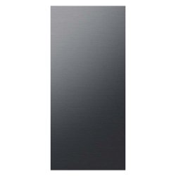 Samsung - BESPOKE 4-Door Flex Refrigerator Panel - Top Panel - Matte black steel - Front_Zoom