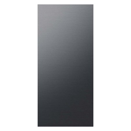 Samsung - Bespoke 4-Door Flex Refrigerator Panel - Top Panel - Matte Black Steel_0