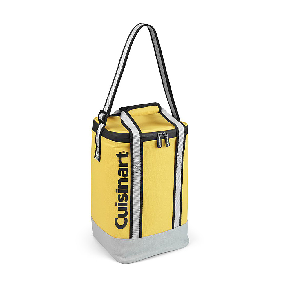 Cuisinart - 4-Bottle Thermal Insulated Wine Cooler Bag - Yellow
