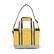 Alt View 13. Cuisinart - 8-Can Thermal Insulated Square Lunch Tote Cooler Bag - Yellow.