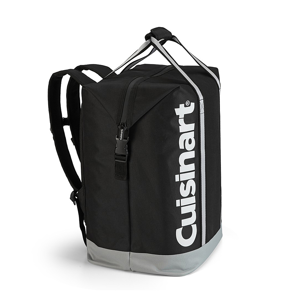 Cuisinart - 60-Can Thermal Insulated Zip Top Backpack Cooler - Black