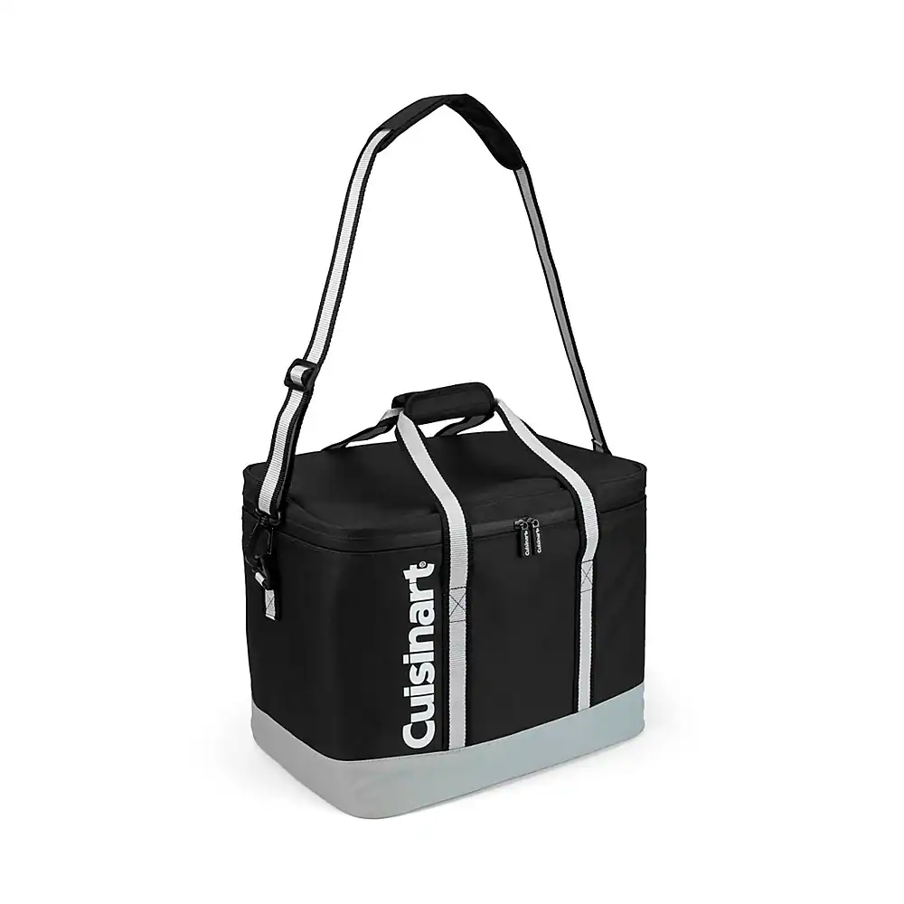 Cuisinart - 40-Can Thermal Insulated Square Cooler Bag - Black