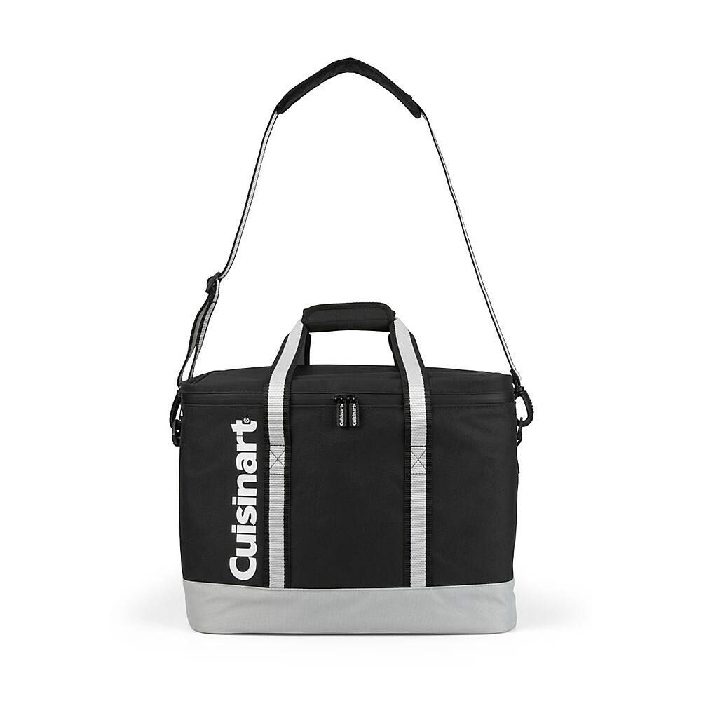 Alt View 12. Cuisinart - 40-Can Thermal Insulated Square Cooler Bag - Black.