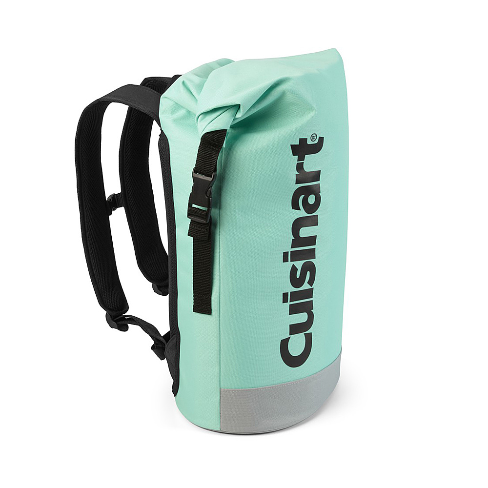 Cuisinart - 30-Can Thermal Insulated Roll Top Backpack Cooler - Turquoise