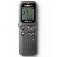 Philips - VoiceTracer Digital Audio Recorder - Gray - Front_Zoom