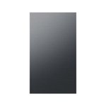 Front Zoom. Samsung - BESPOKE 4-Door Flex Refrigerator Panel- Bottom Panel - Matte Black Steel.