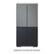 Alt View Zoom 16. Samsung - BESPOKE 4-Door Flex Refrigerator Panel- Bottom Panel - Matte Black Steel.