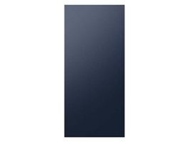 Samsung - BESPOKE 4-Door Flex Refrigerator Panel - Top Panel - Navy Steel - Front_Zoom