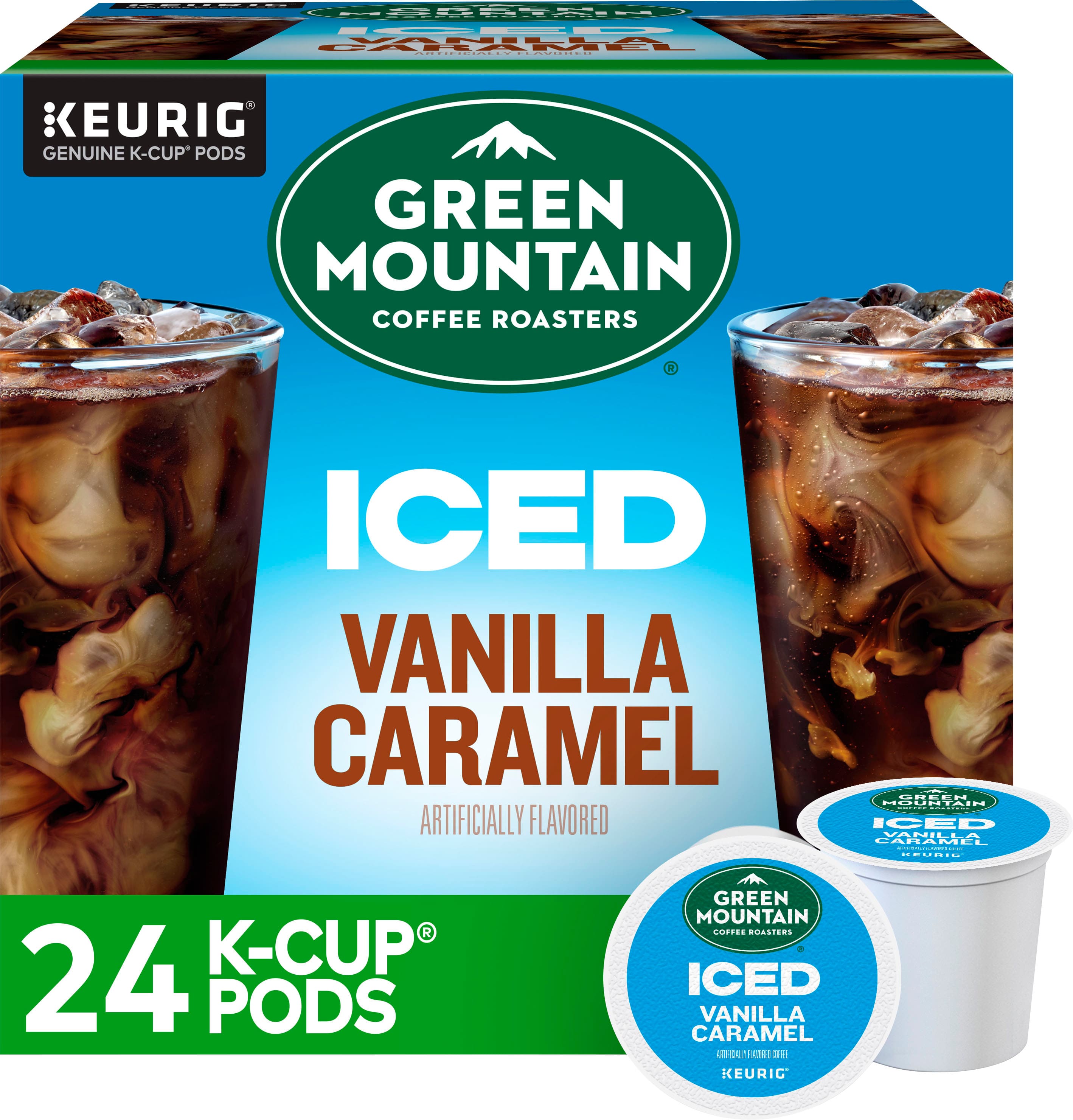 Green Mountain Coffee - Iced Vanilla Caramel, 24ct - Front_Zoom