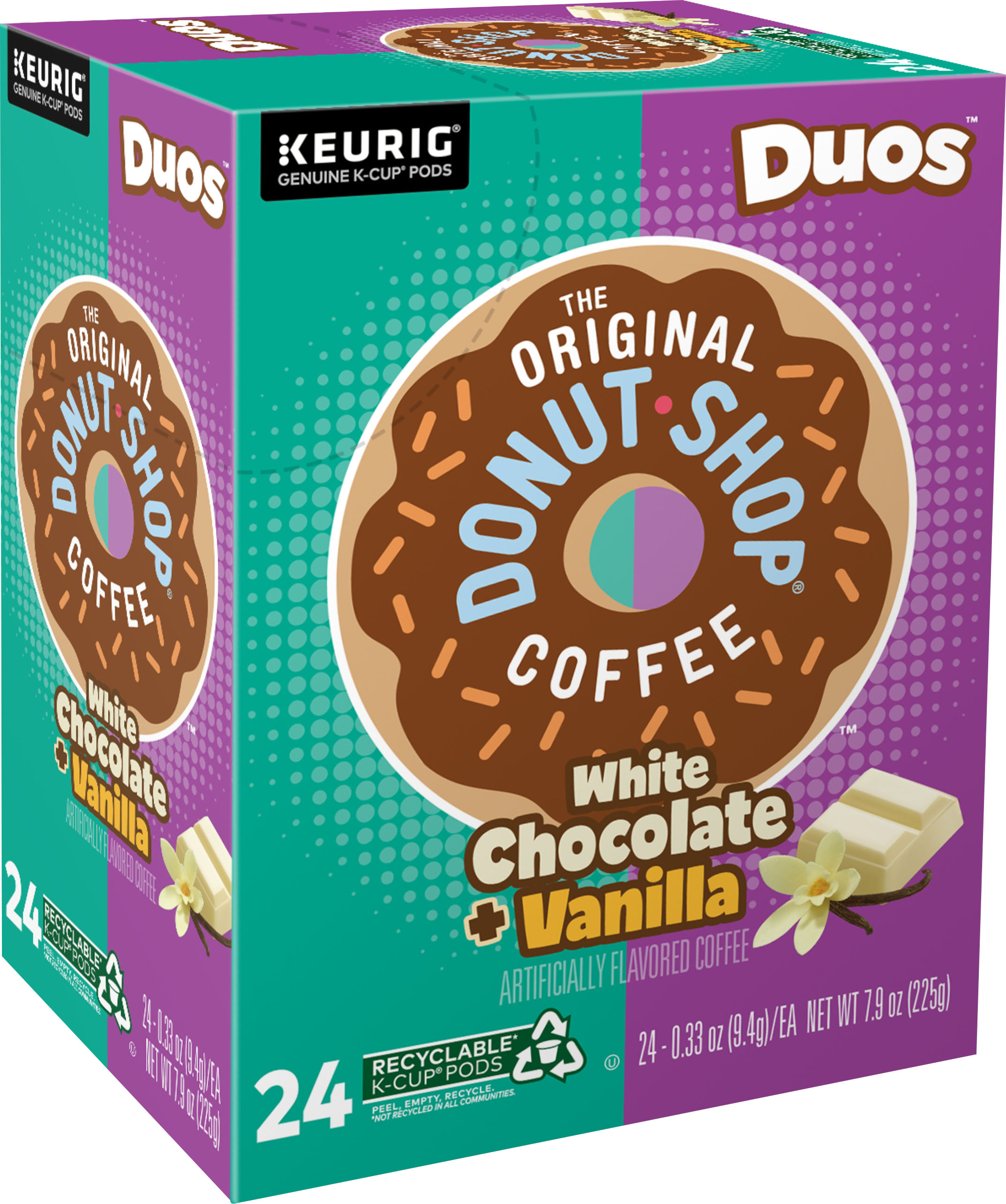 The Original Donut Shop® Iced Duos White Chocolate + Raspberry Medium Roast  K-Cup® Coffee Pods, 12 ct - Kroger