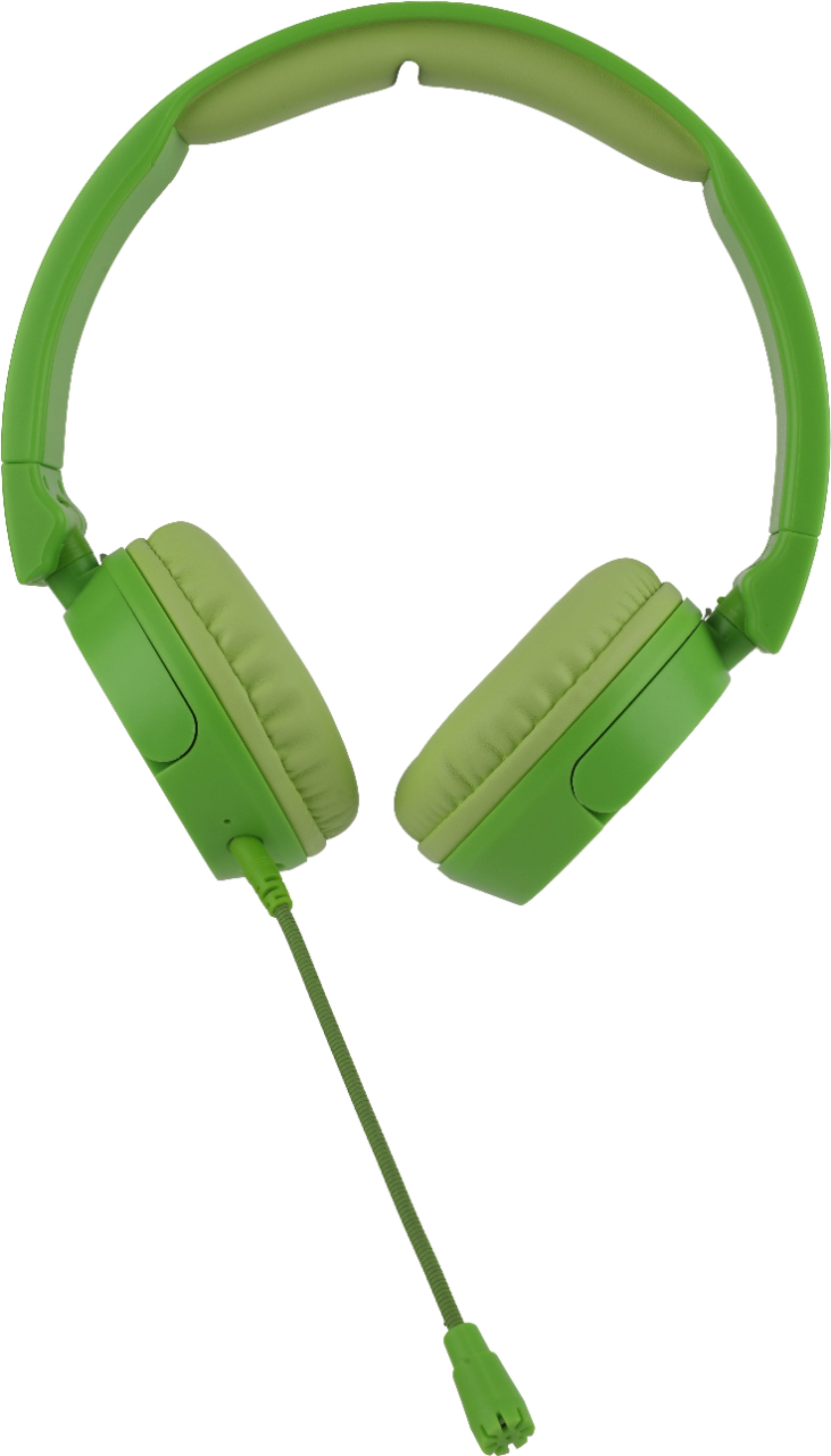 Angle View: Altec Lansing - Kid Safe 3-in-1 Wireless with Mic and Wire On-Ear Headphones - Green