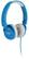 Angle. Altec Lansing - Kid Safe Wired On-Ear Headphones - Blue.