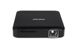 Miroir Refurbished Micro Pro M125 DLP Portable Projector - Black - Front_Zoom