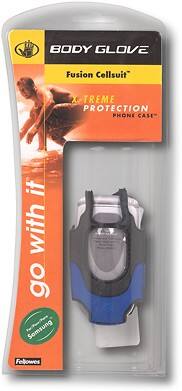 Front Standard. Body Glove - Fusion Cellsuit for Samsung A680 Cell Phones.