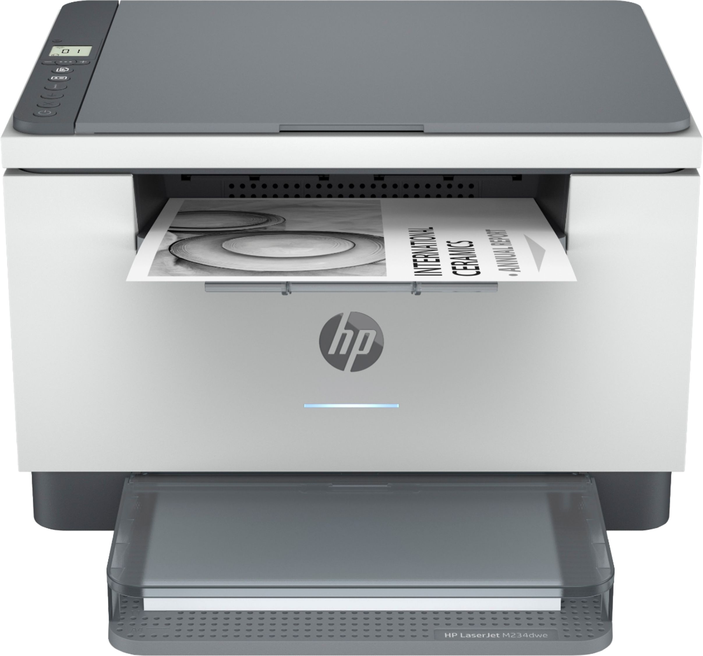 HP LaserJet M234dwe Wireless Black-and-White Laser Printer with 6 months of Toner HP+ White & Slate M234dwe - Best