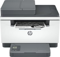 HP - LaserJet M234sdwe Wireless Black-and-White Laser Printer with 6 months of Toner through HP+ - White & Slate - Front_Zoom