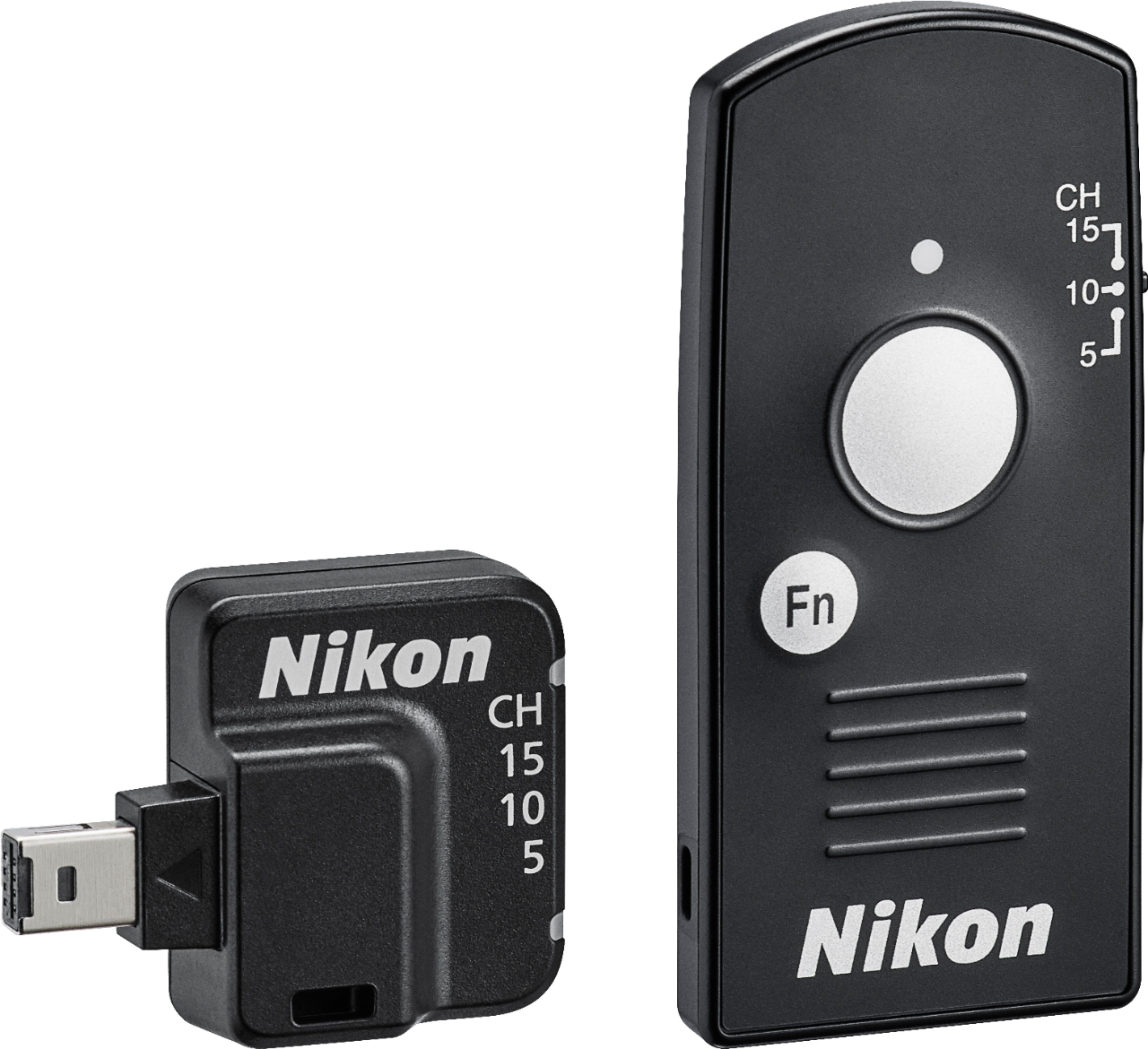 Angle View: Nikon - WR-R11b/WR-T10 Remote Controller Set - Black