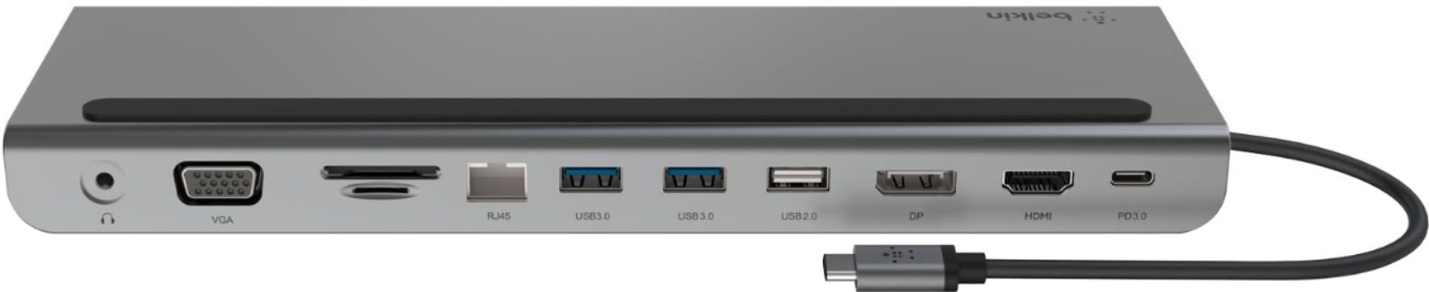 Belkin 11-in-1 USB C Hub with 4K HDMI, DP, VGA, 100W PD Docking