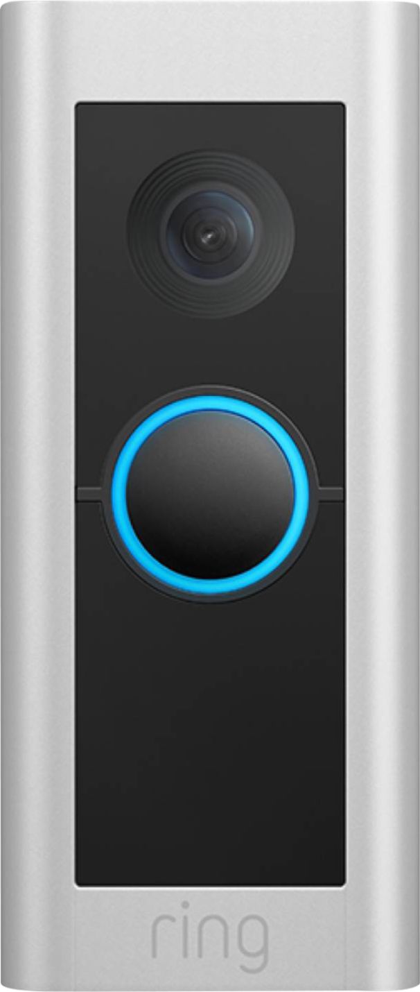 Ring Wired Doorbell Pro Smart WiFi Video Doorbell Satin Nickel B086Q54K53 -  Best Buy