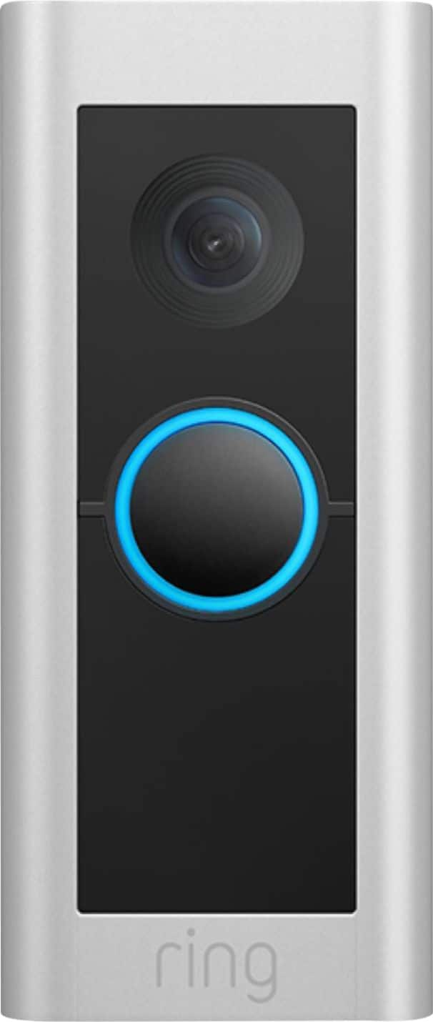 Ring Video Doorbell Pro 2 - Doorbell - wireless - 802.11b/g/n - 2.4 Ghz -  satin nickel