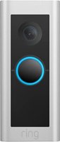 Ring - Video Doorbell Pro 2 Smart WiFi Video Doorbell Wired - Satin Nickel - Front_Zoom