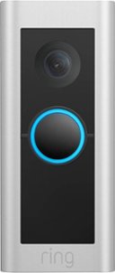Ring - Video Doorbell Pro 2 Smart WiFi Video Doorbell Wired - Satin Nickel