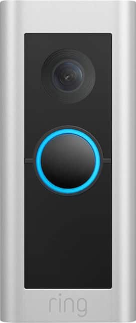 Ring Wired Doorbell Pro Smart WiFi Video Doorbell Satin Nickel B086Q54K53 Best Buy