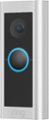 Left Zoom. Ring - Wired Doorbell Pro Smart WiFi Video Doorbell - Satin Nickel.
