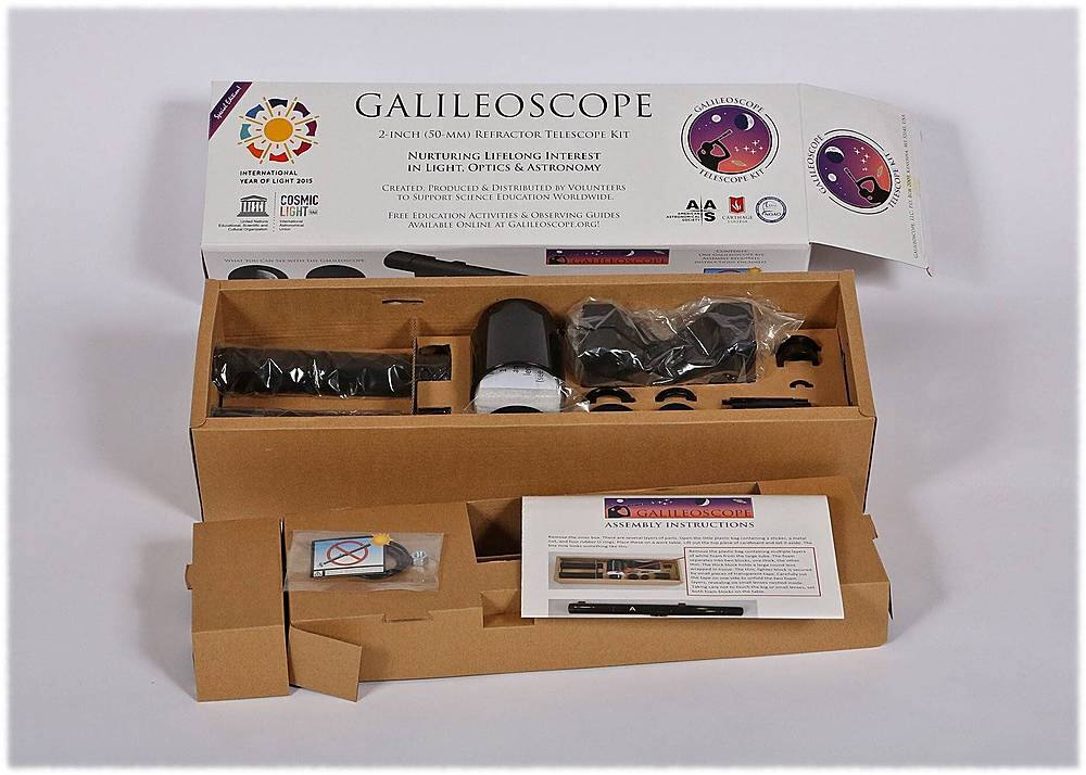 Alt View 13. Explore One - Galileoscope 50mm Refractor Telescope.