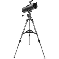 Explore One - Aurora II 114mm Reflector Telescope - Flat Black - Angle_Zoom
