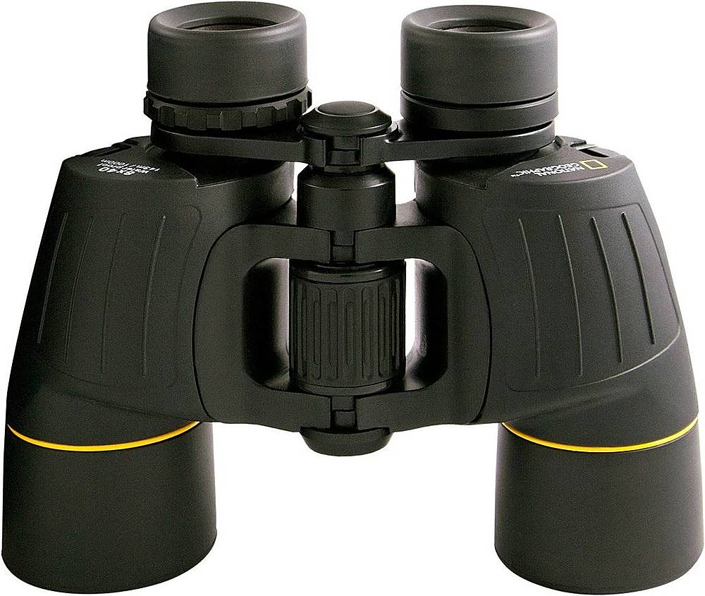 Angle View: National Geographic - 8x40 Water-Resistant Binoculars - Black