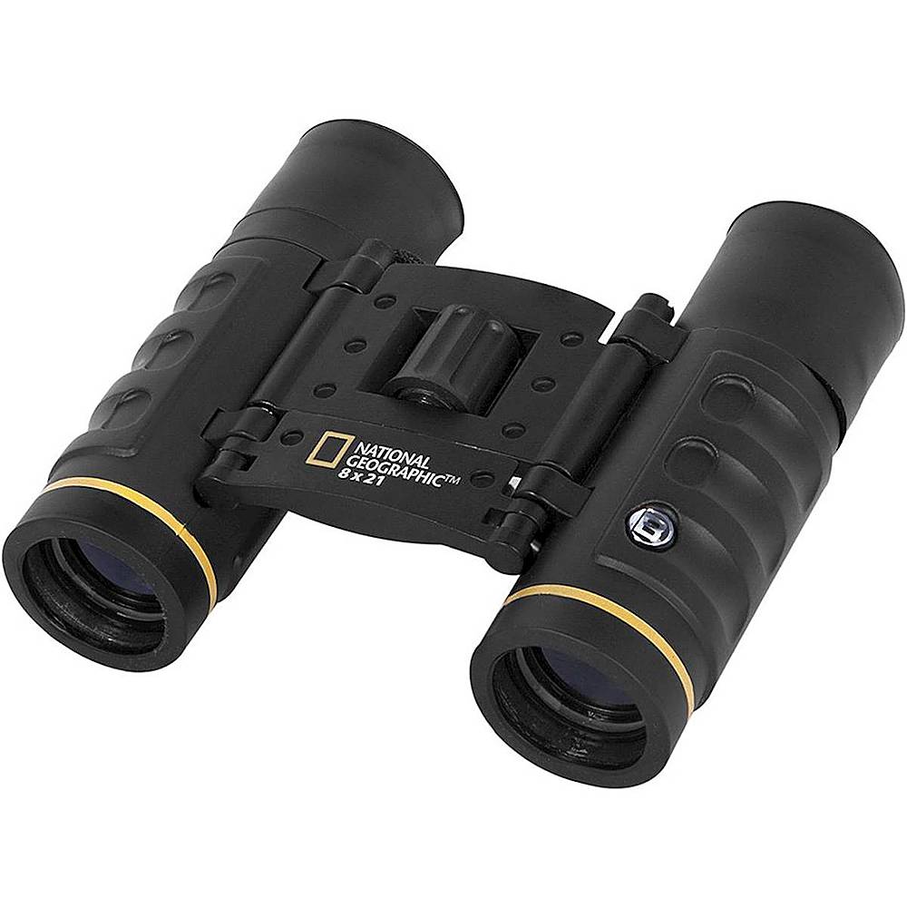 Image of National Geographic - 8x21 Foldable Roof-Prism Binoculars - Black
