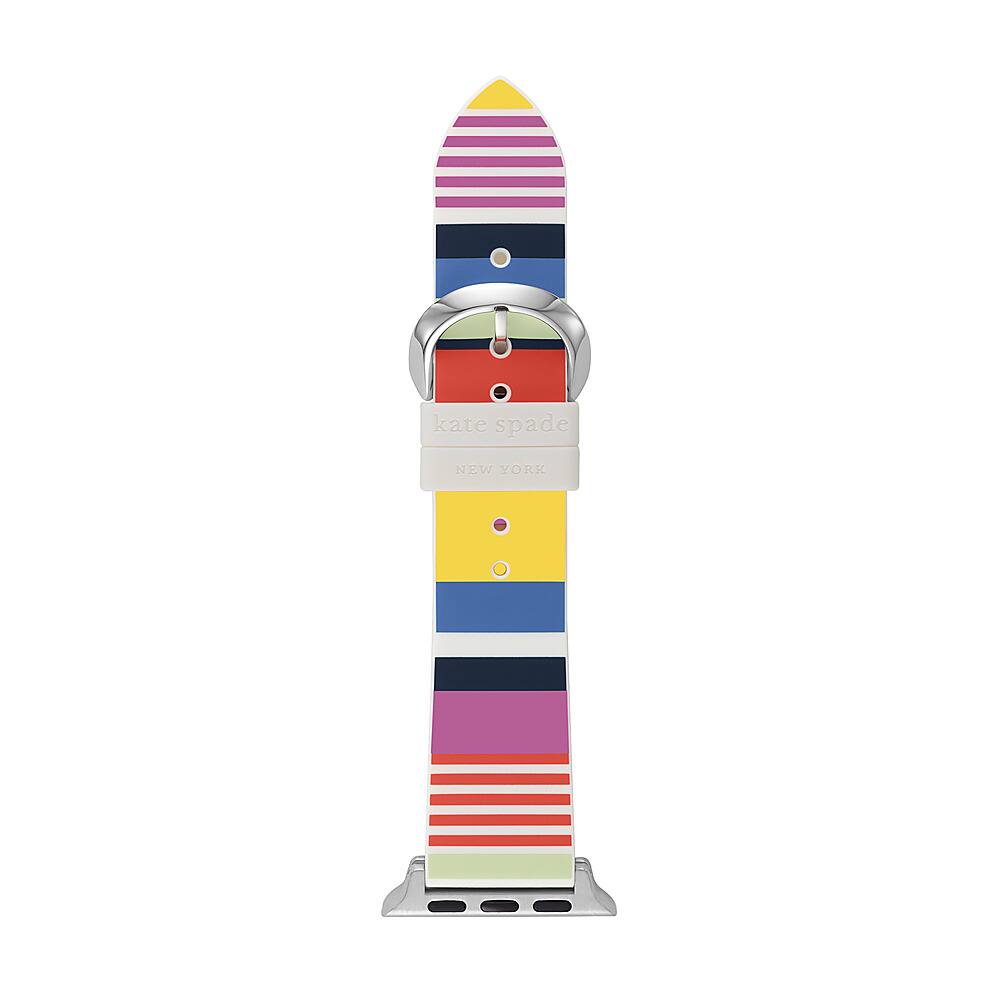 Best Buy: kate spade new york multicolor striped silicone 38/40mm