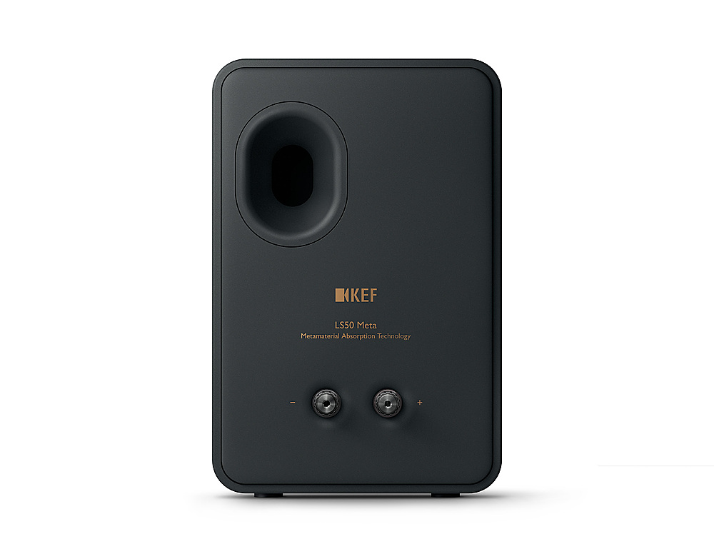Back View: KEF - LS50 Meta Single Channel Speaker - Black