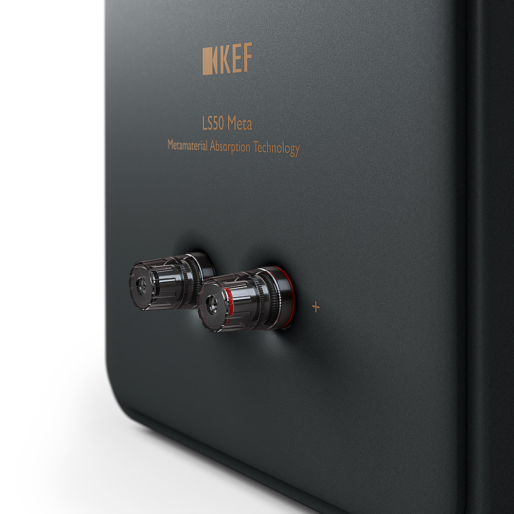 Angle View: KEF - LS50 Meta Single Channel Speaker - Black