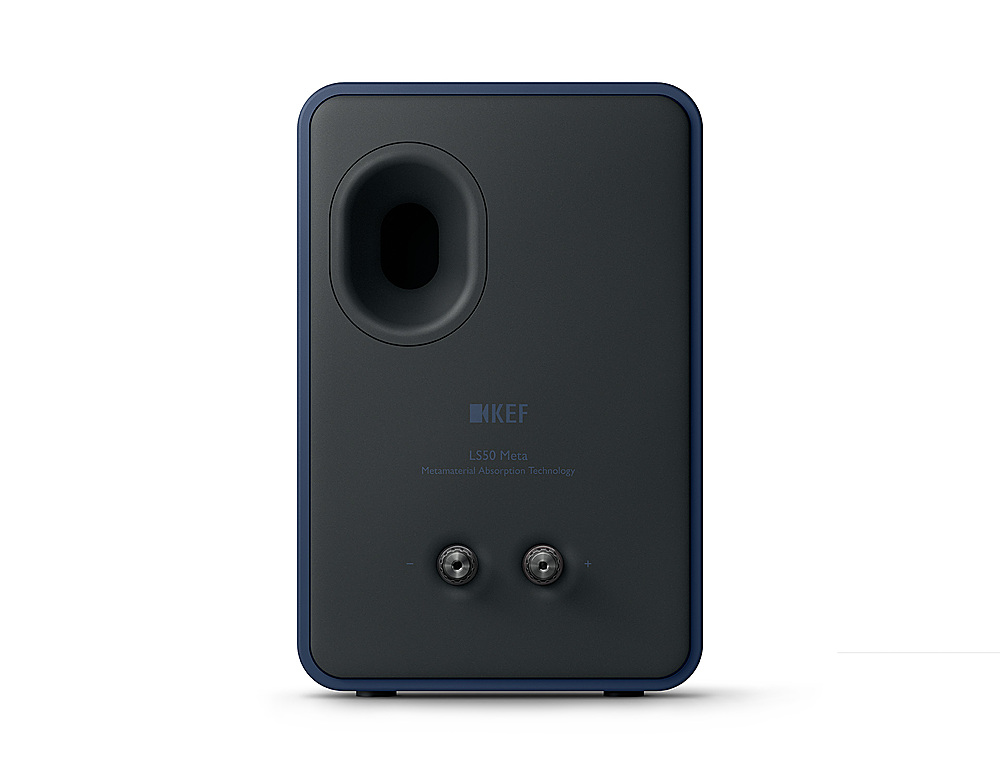 Back View: KEF - LS50 Meta Single Channel Speaker - Blue