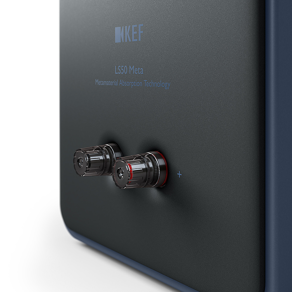 Angle View: KEF - LS50 Meta Single Channel Speaker - Blue