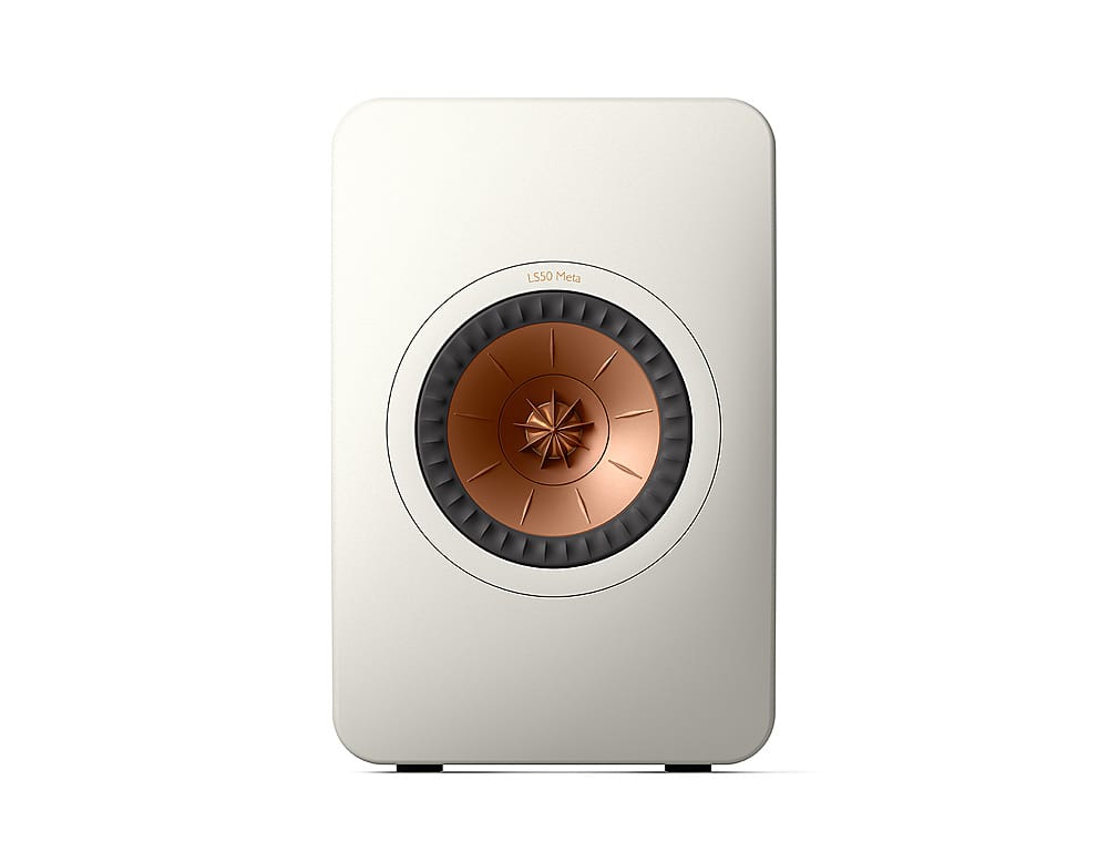 Front. KEF - LS50 Meta Single Channel Speaker - White.