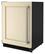Left. KitchenAid - 5.0 Cu. Ft. Built-In Mini Fridge with Panel Ready - Custom Panel Ready.