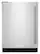 Front. KitchenAid - 5.0 Cu. Ft. Built-In Mini Fridge - Stainless Steel.