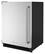 Left. KitchenAid - 5.0 Cu. Ft. Built-In Mini Fridge - Stainless Steel.