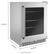 Alt View 12. KitchenAid - 5.2 Cu. Ft. Built-In Mini Fridge - Stainless Steel.