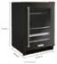 Alt View 12. KitchenAid - 14-Bottle Dual Zone Beverage Cooler with Glass Door and Metal-Front Racks - Black Stainless.