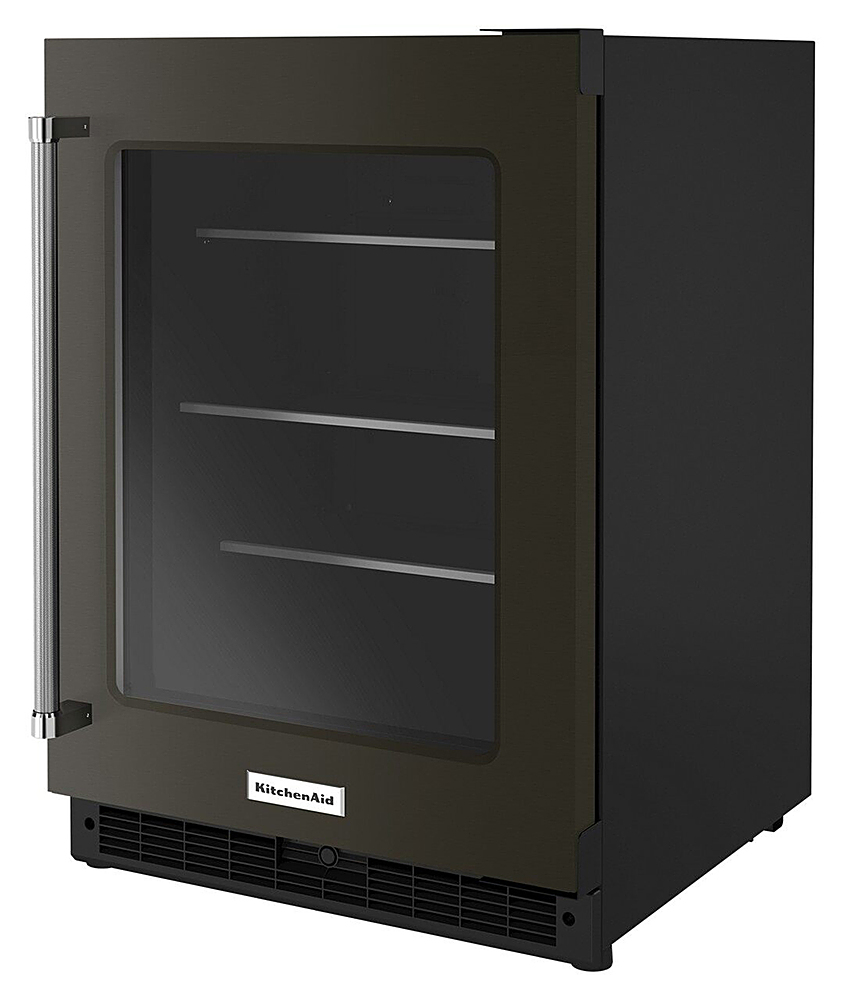 Left View: U-Line - 1 Class 5.7 cu. Ft Mini Fridge with Convection Cooling System - Custom Panel Ready