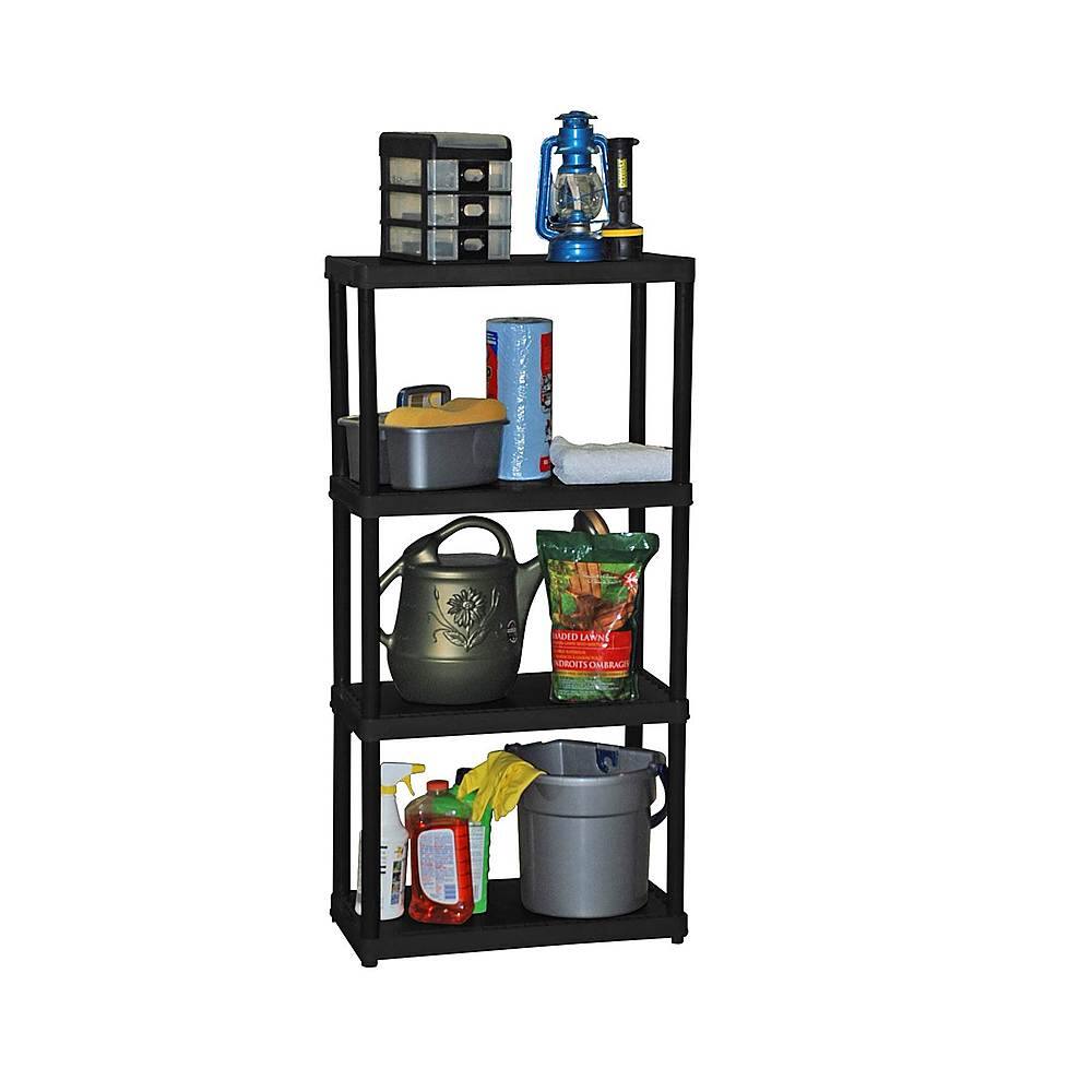 Alt View 13. Gracious Living - 4 Shelf Tier Light Duty Indoor and Garage Shelf (2 Pack).