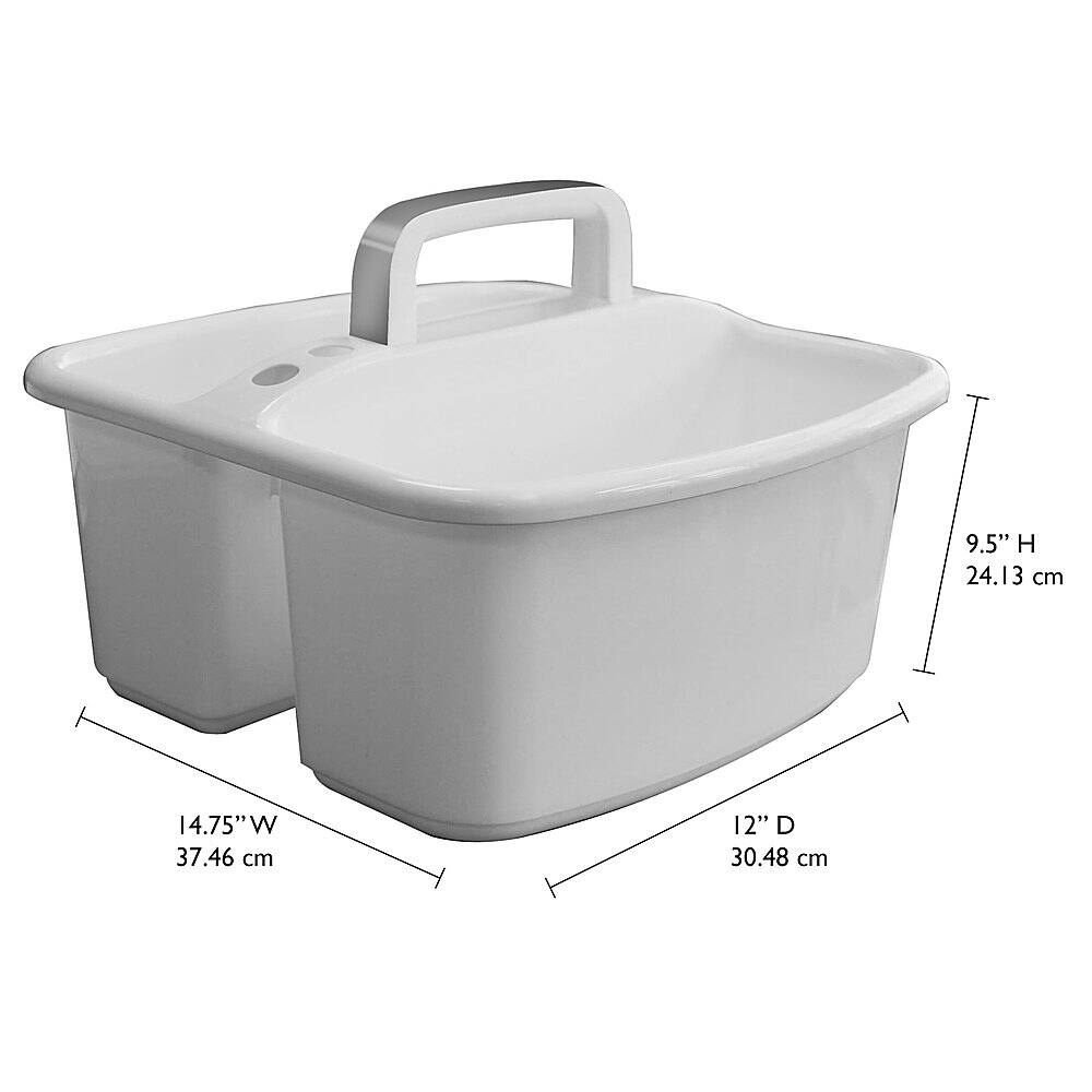 Alt View 11. Gracious Living - Large Home Divided Storage Tote Caddy.