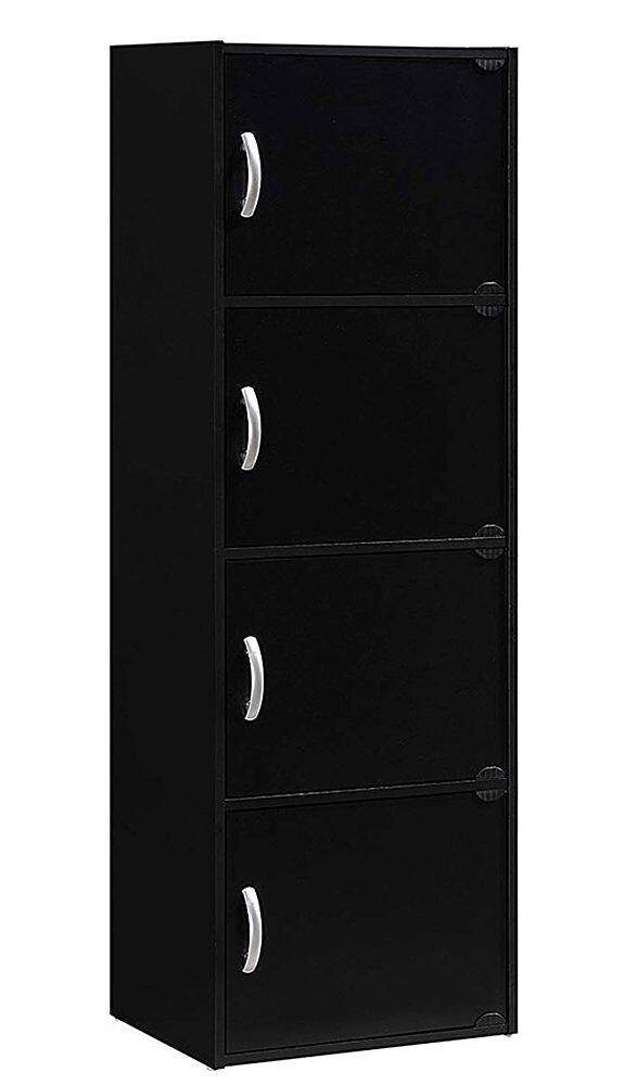 Best Buy: Hodedah 4 Door Enclosed Multipurpose Storage Cabinet For Home 